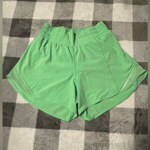 Lululemon Athletica Vibrant Green Athletic Shorts